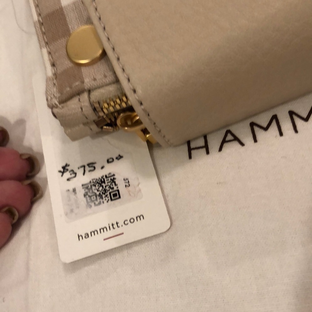 HAMMITT LEVY BENJAMIN CROSSBODY/CLUTCH/SHOULDER in Dandelion Gingham NWT - Picture 10 of 10